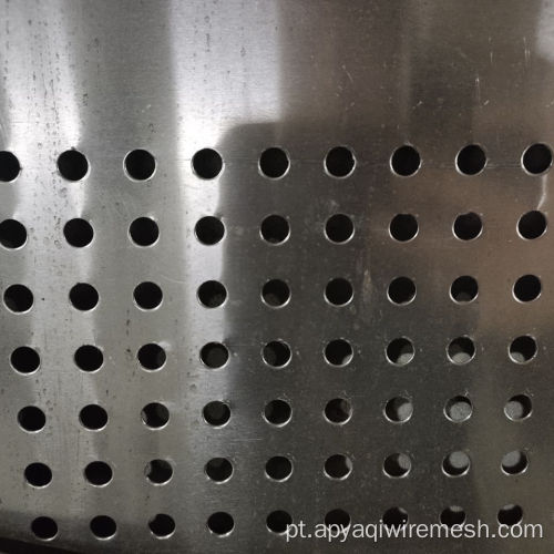 Malha de metal perfurado para malha perfurada de aço da grelha